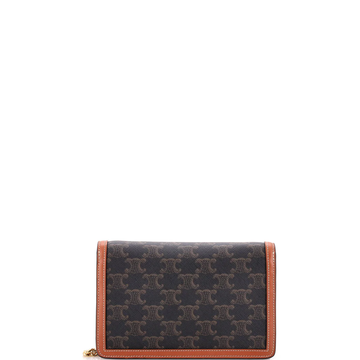 Margo Triomphe Wallet on Chain Triomphe Coated Canvas - Deep Luxury