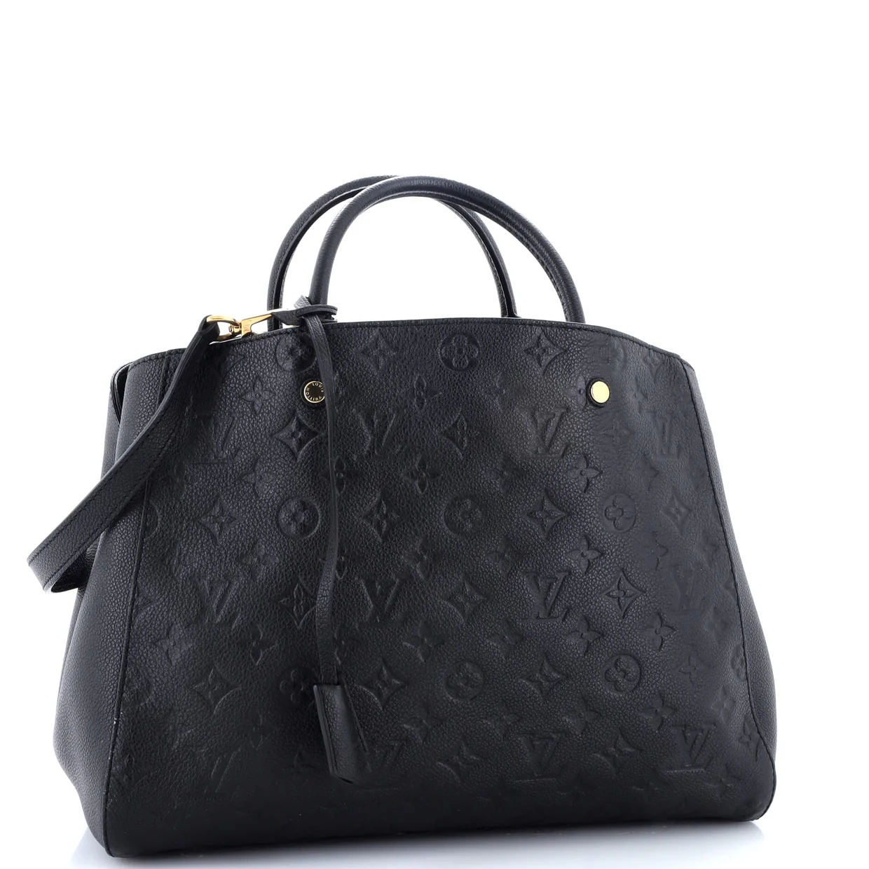 Montaigne Handbag Monogram Empreinte Leather GM - Deep Luxury