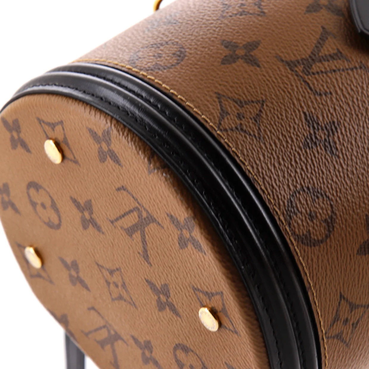 Cannes Handbag Reverse Monogram Canvas - Deep Luxury