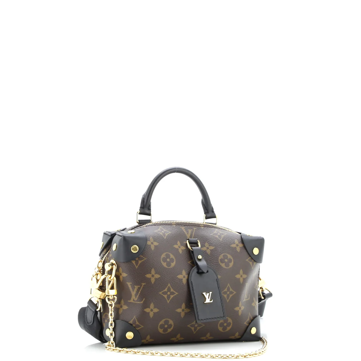 Petite Malle Souple Handbag Monogram Canvas - Deep Luxury