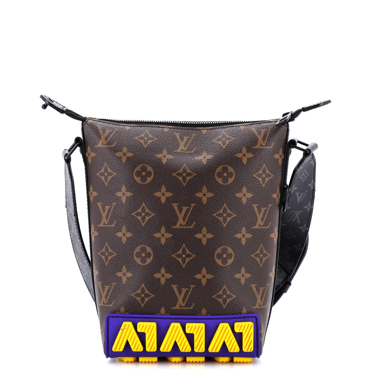 Cruiser Messenger Limited Edition LV Rubber Monogram Canvas and Monogram Eclipse - Deep Luxury