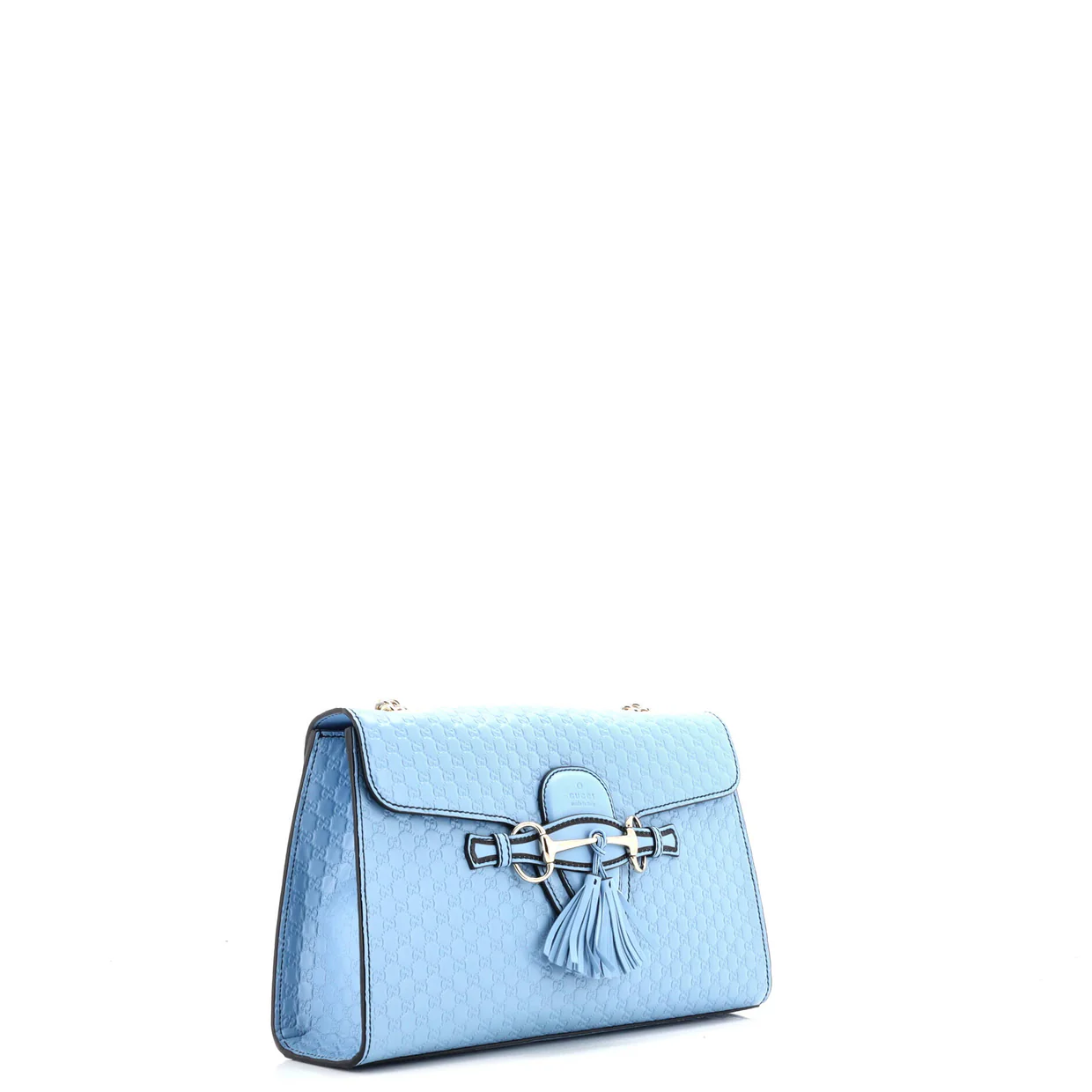 Emily Chain Flap Bag Microguccissima Leather Medium - Deep Luxury