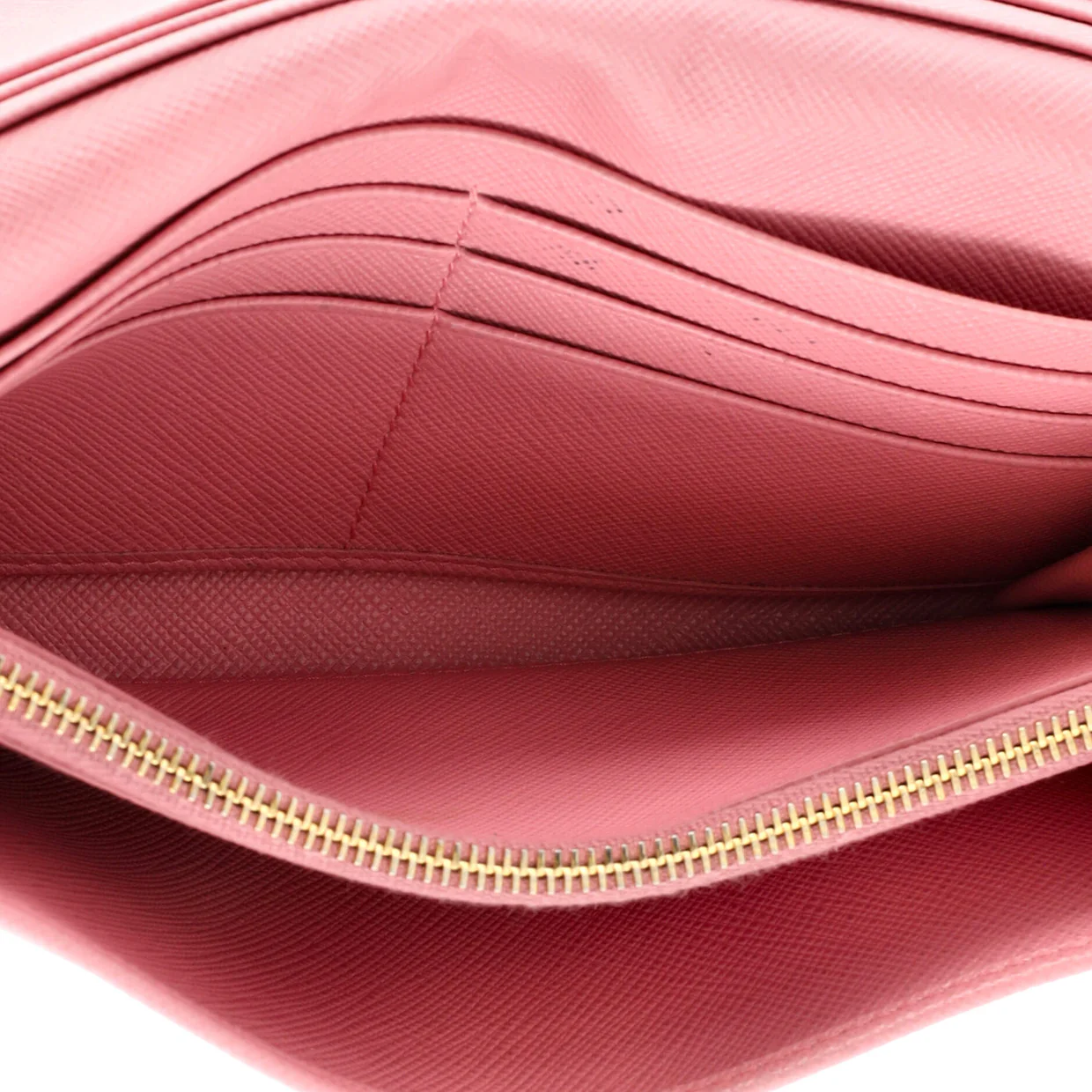 Bow Flap Wallet Saffiano Leather Long - Deep Luxury