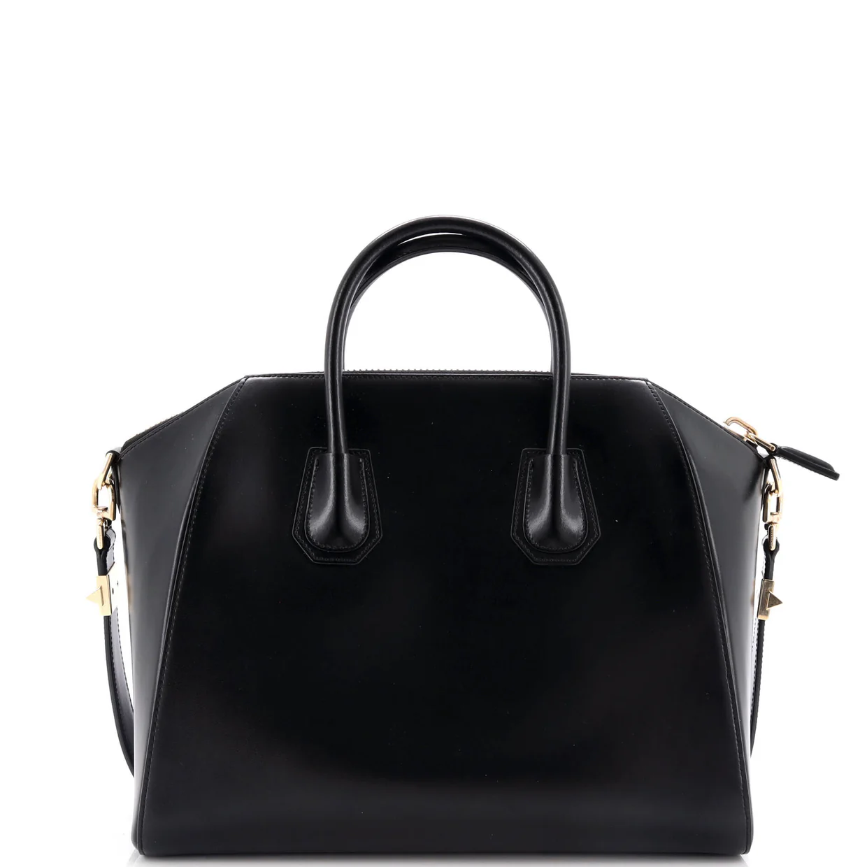 Antigona Bag Glazed Leather Medium - Deep Luxury
