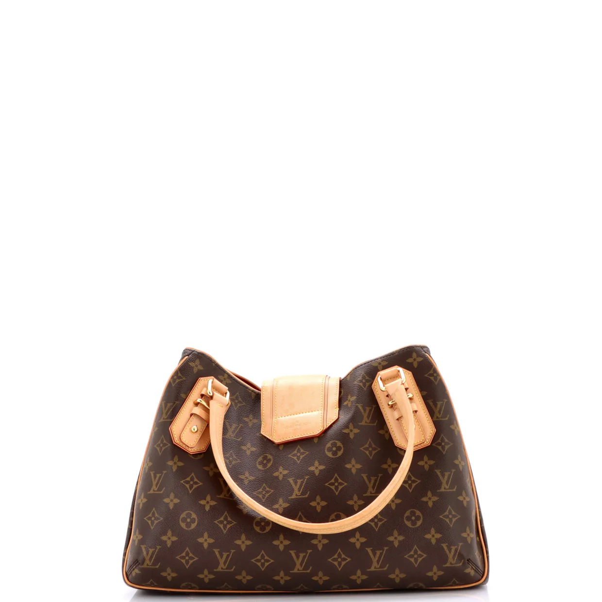 Griet Handbag Monogram Canvas - Deep Luxury