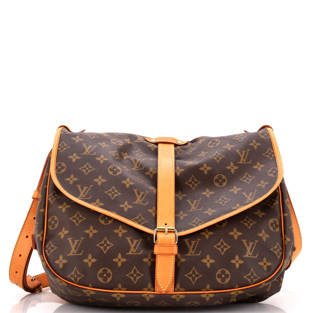 Saumur Handbag Monogram Canvas 35 - Deep Luxury