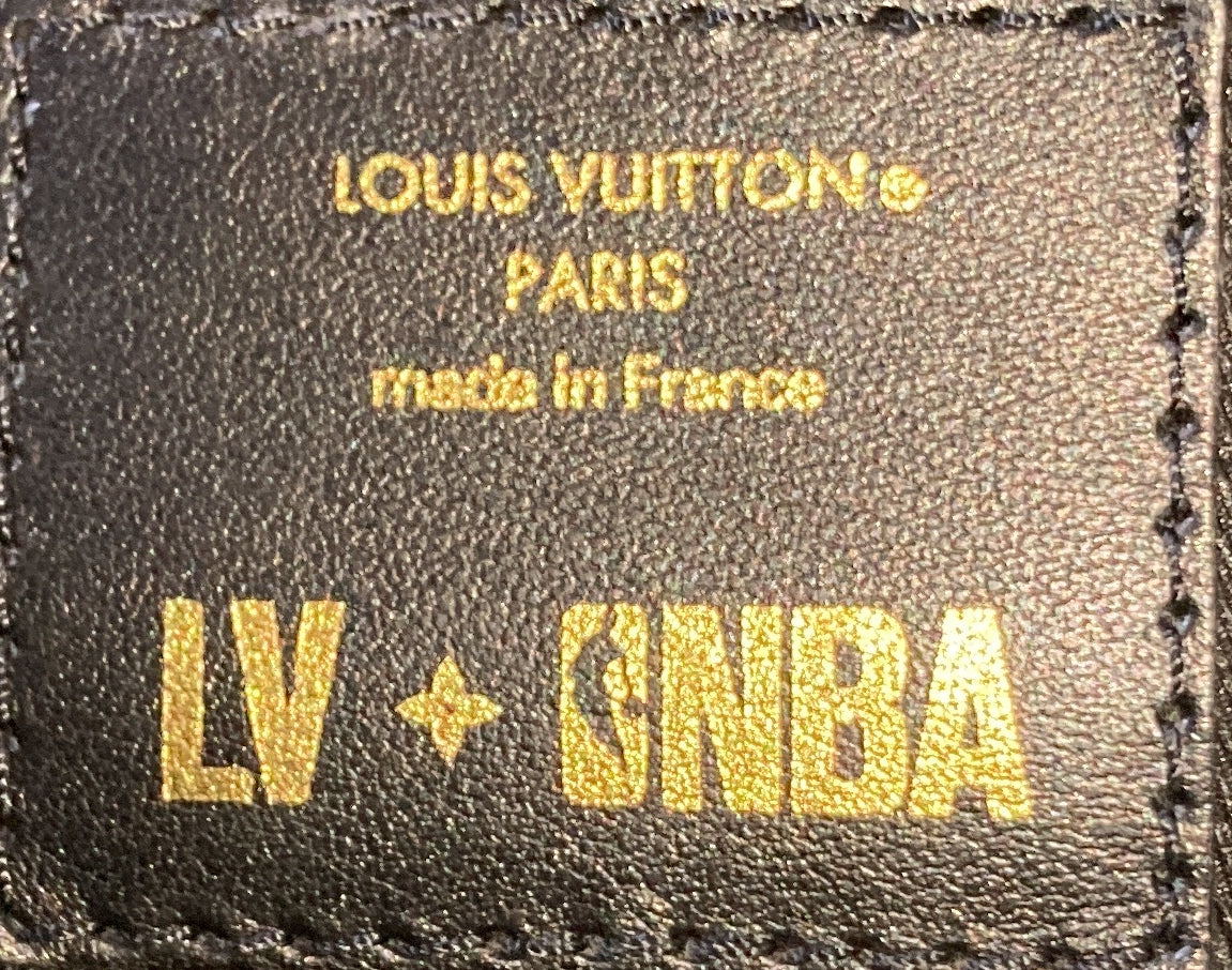 x NBA Christopher Backpack Printed Monogram Taurillon Leather MM - Deep Luxury