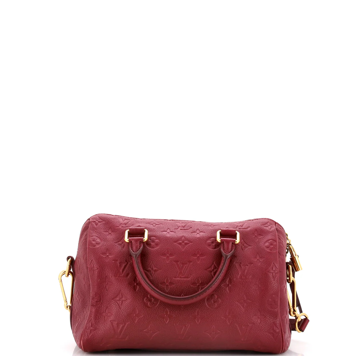 Speedy Bandouliere Bag Monogram Empreinte Leather 25 - Deep Luxury