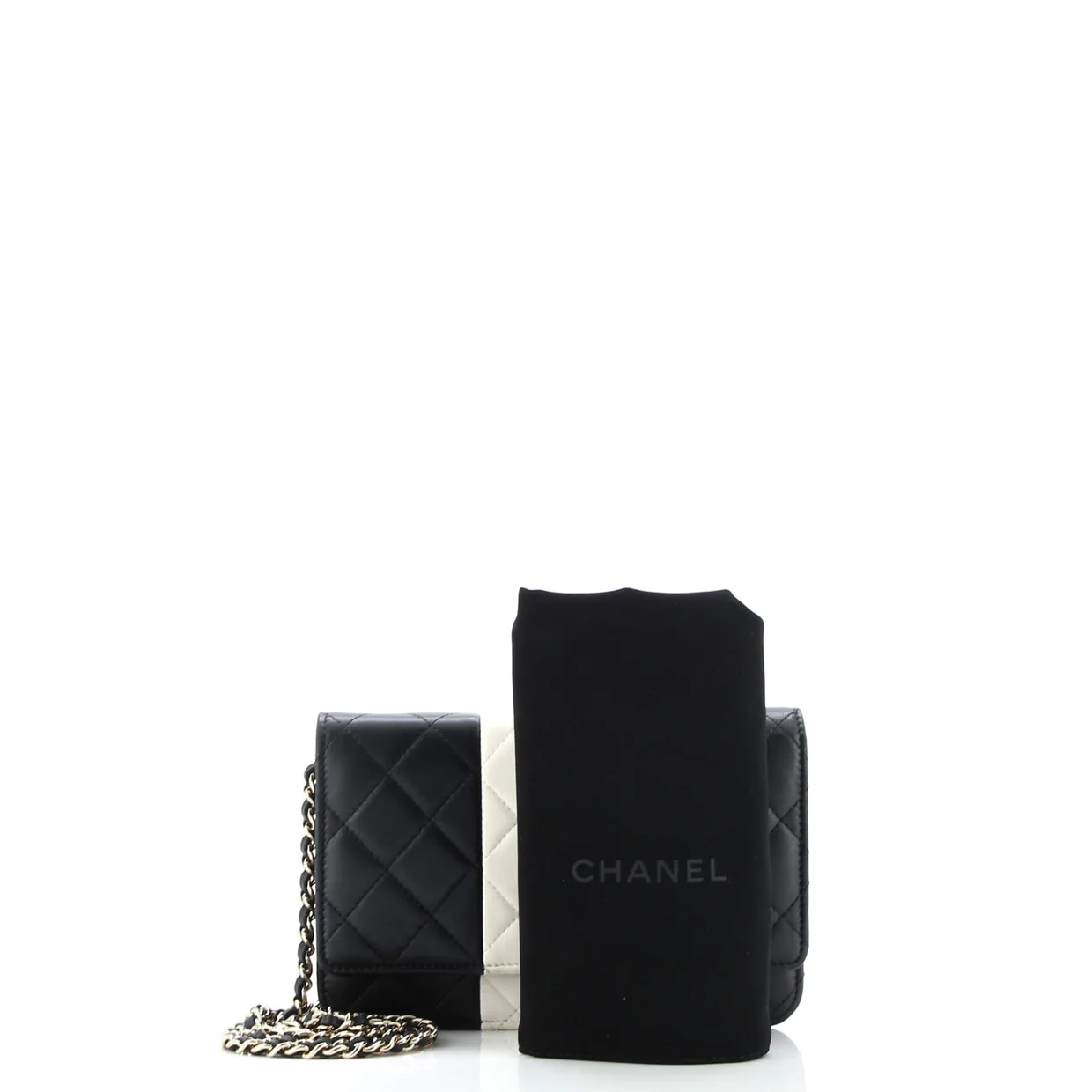 Wallet on Chain Quilted Lambskin - Deep Luxury
