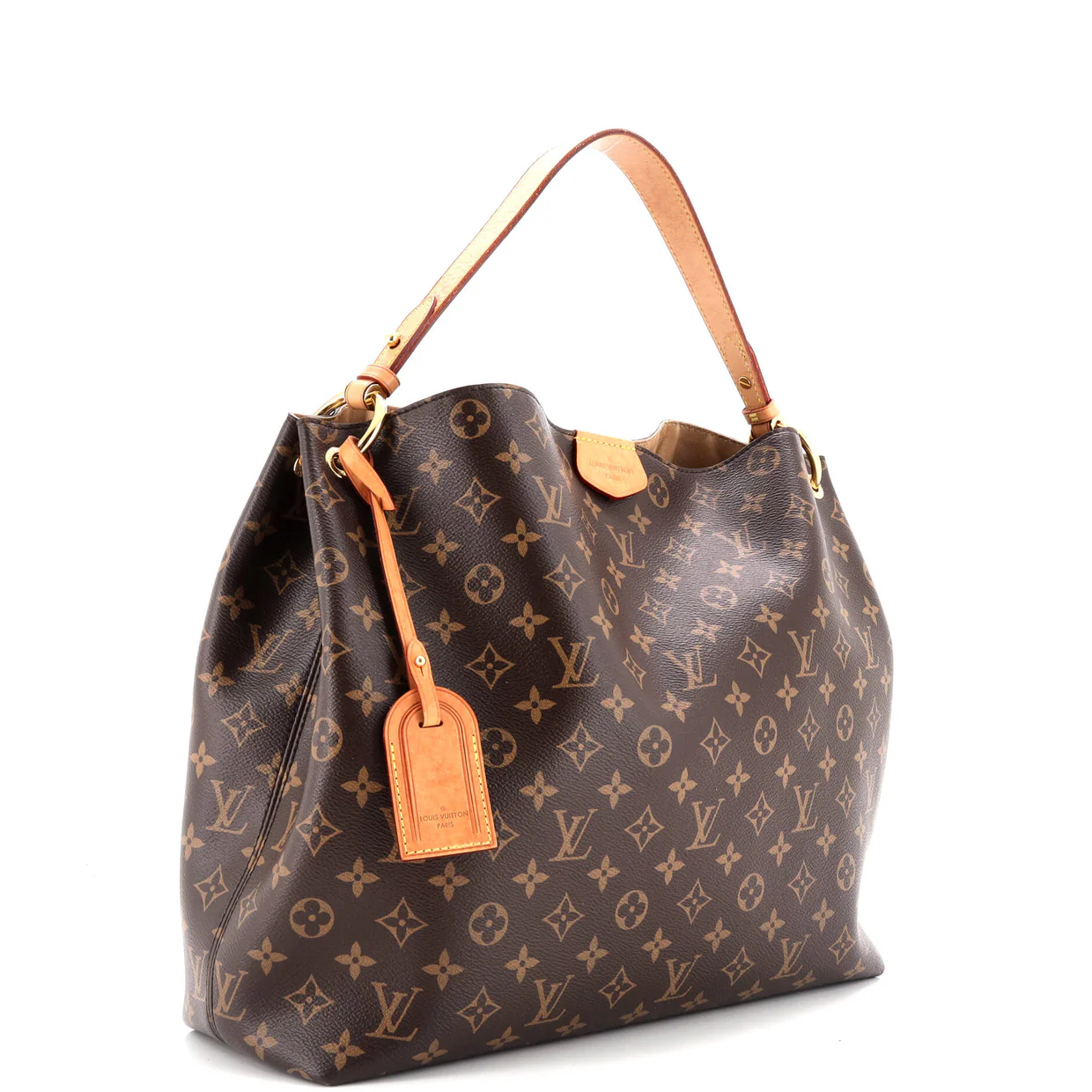 Graceful Handbag Monogram Canvas MM - Deep Luxury
