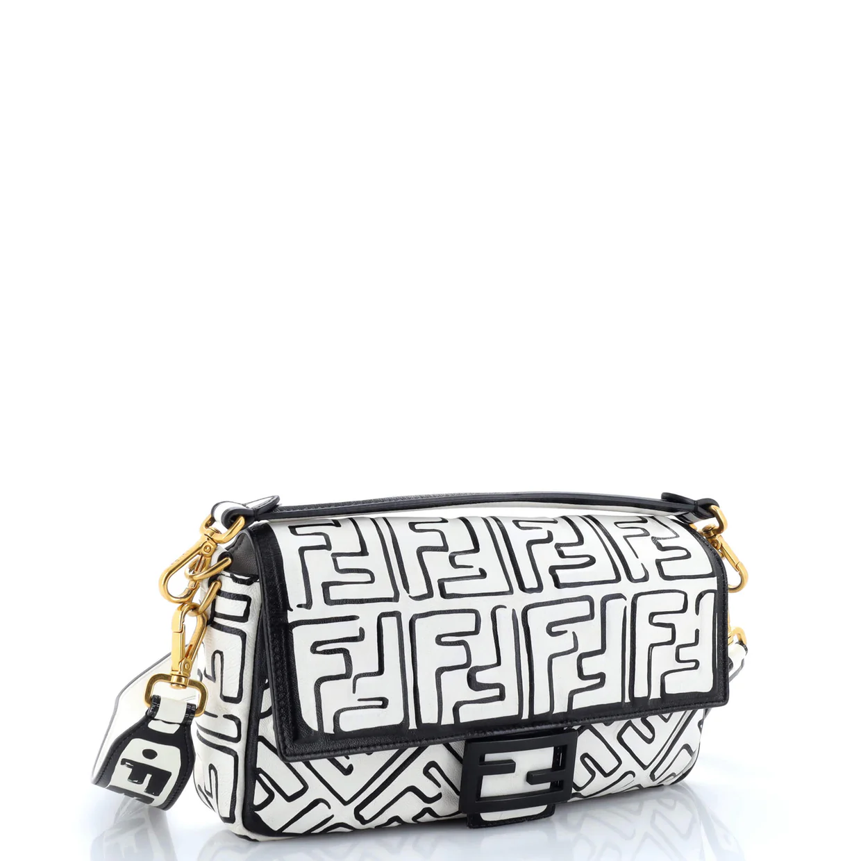 Baguette NM Bag Joshua Vides Zucca Embossed Leather Medium - Deep Luxury