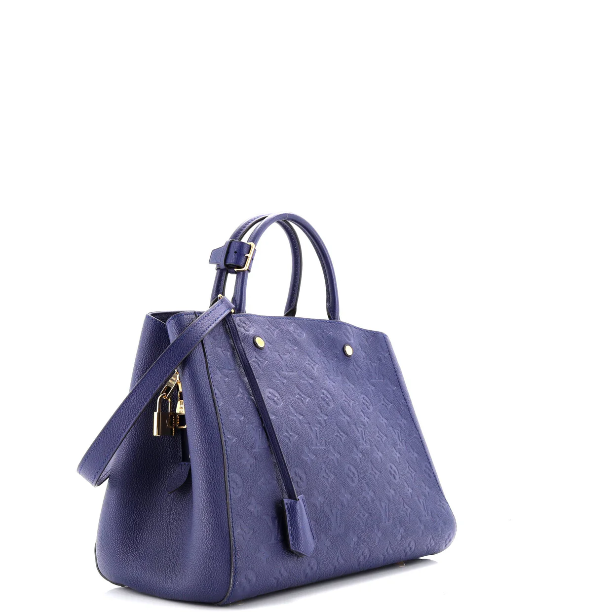 Montaigne Handbag Monogram Empreinte Leather GM - Deep Luxury