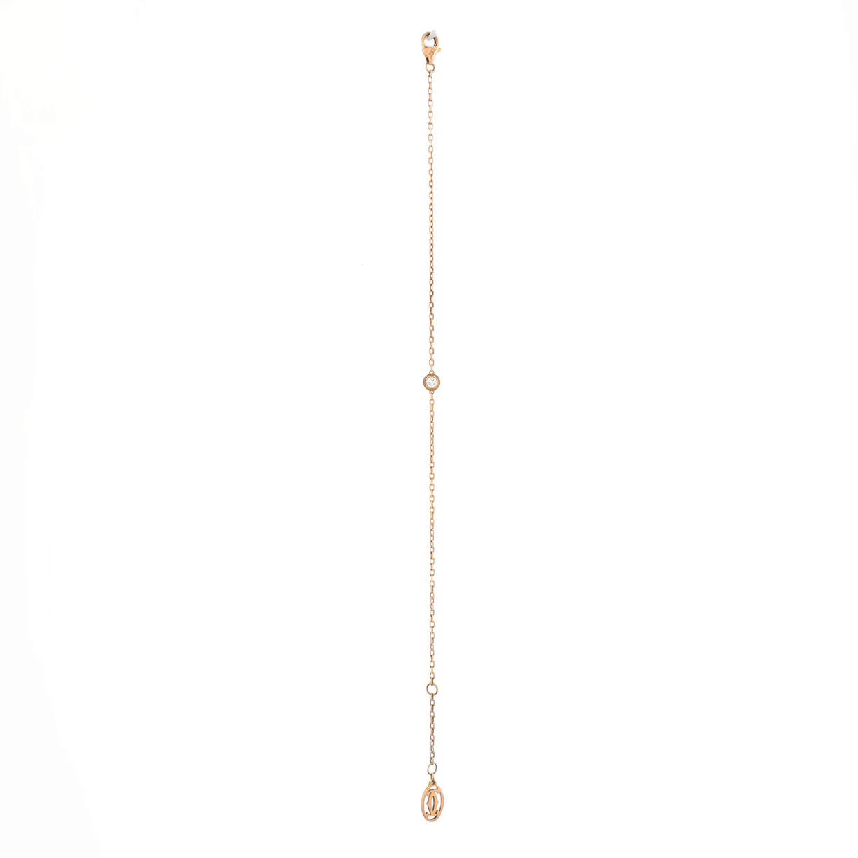 D'Amour Bracelet 18K Rose Gold and Diamond Small - Deep Luxury