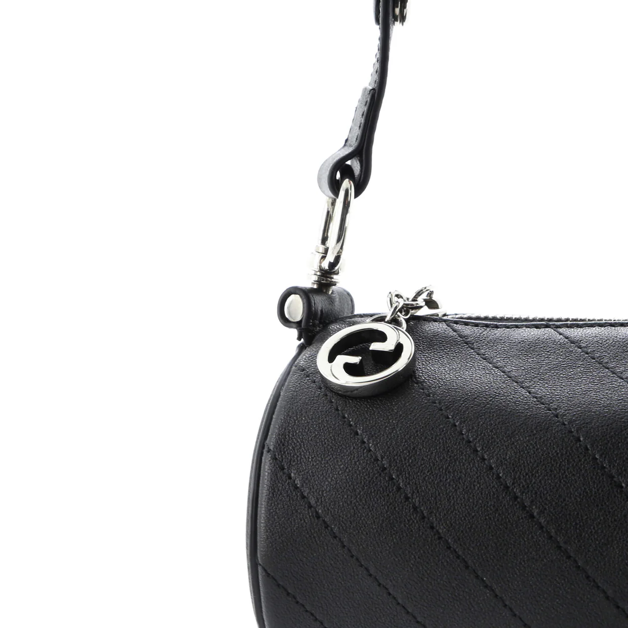 Blondie Shoulder Bag Diagonal Quilted Leather Mini - Deep Luxury