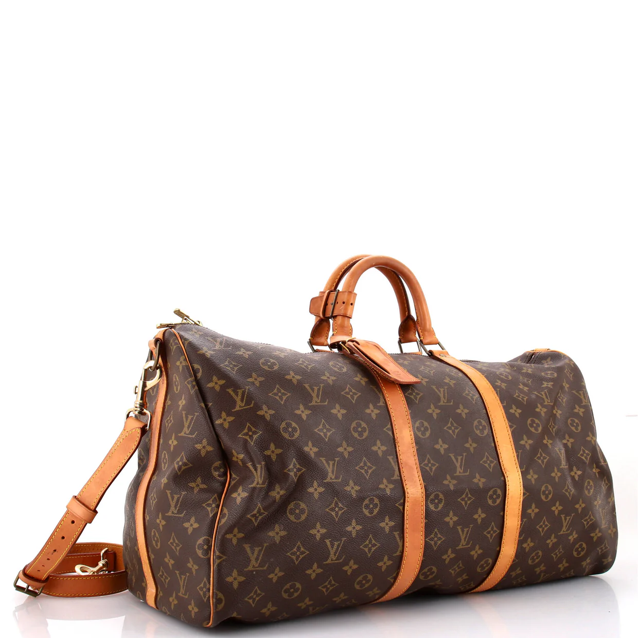 Keepall Bandouliere Bag Monogram Canvas 55 - Deep Luxury