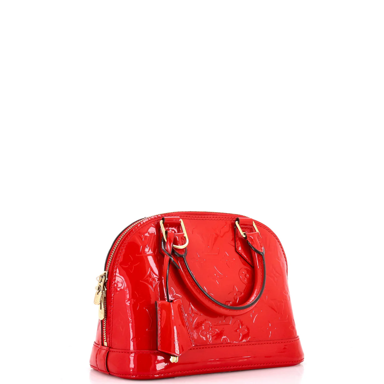 Alma Handbag Monogram Vernis BB - Deep Luxury