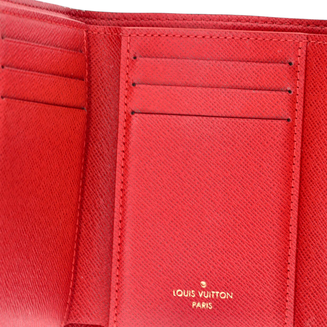 Victorine Wallet Damier - Deep Luxury