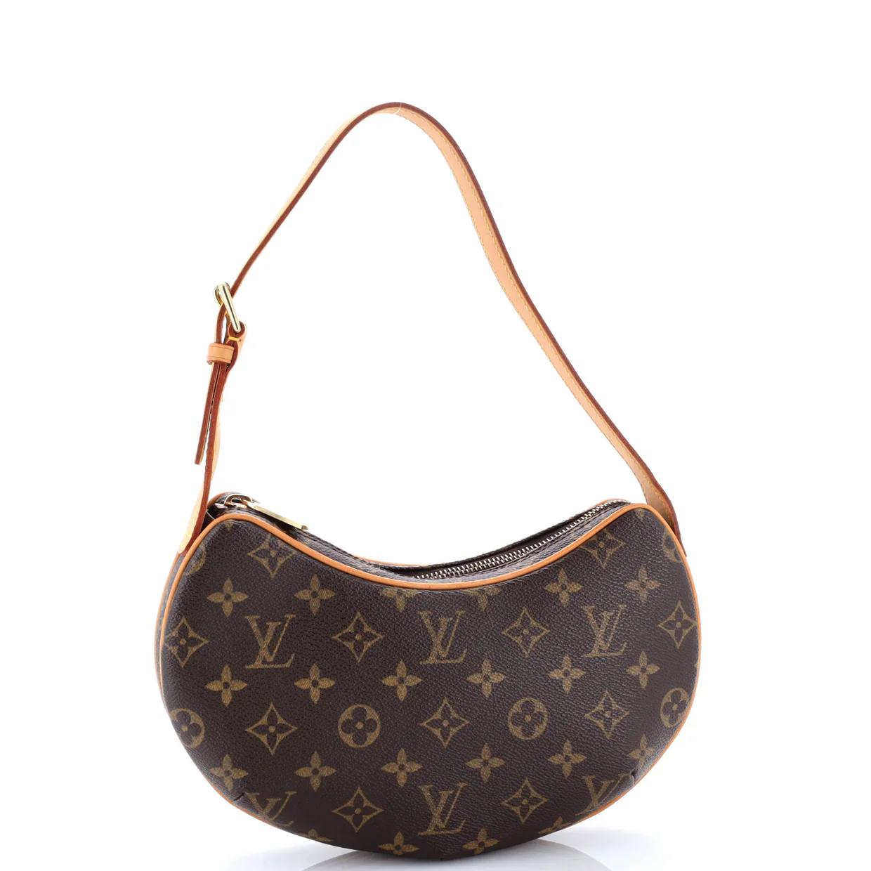 Croissant Handbag Monogram Canvas PM - Deep Luxury