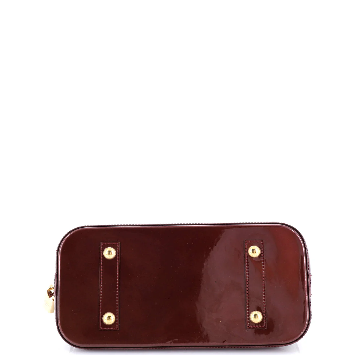 Alma Handbag Monogram Vernis PM - Deep Luxury