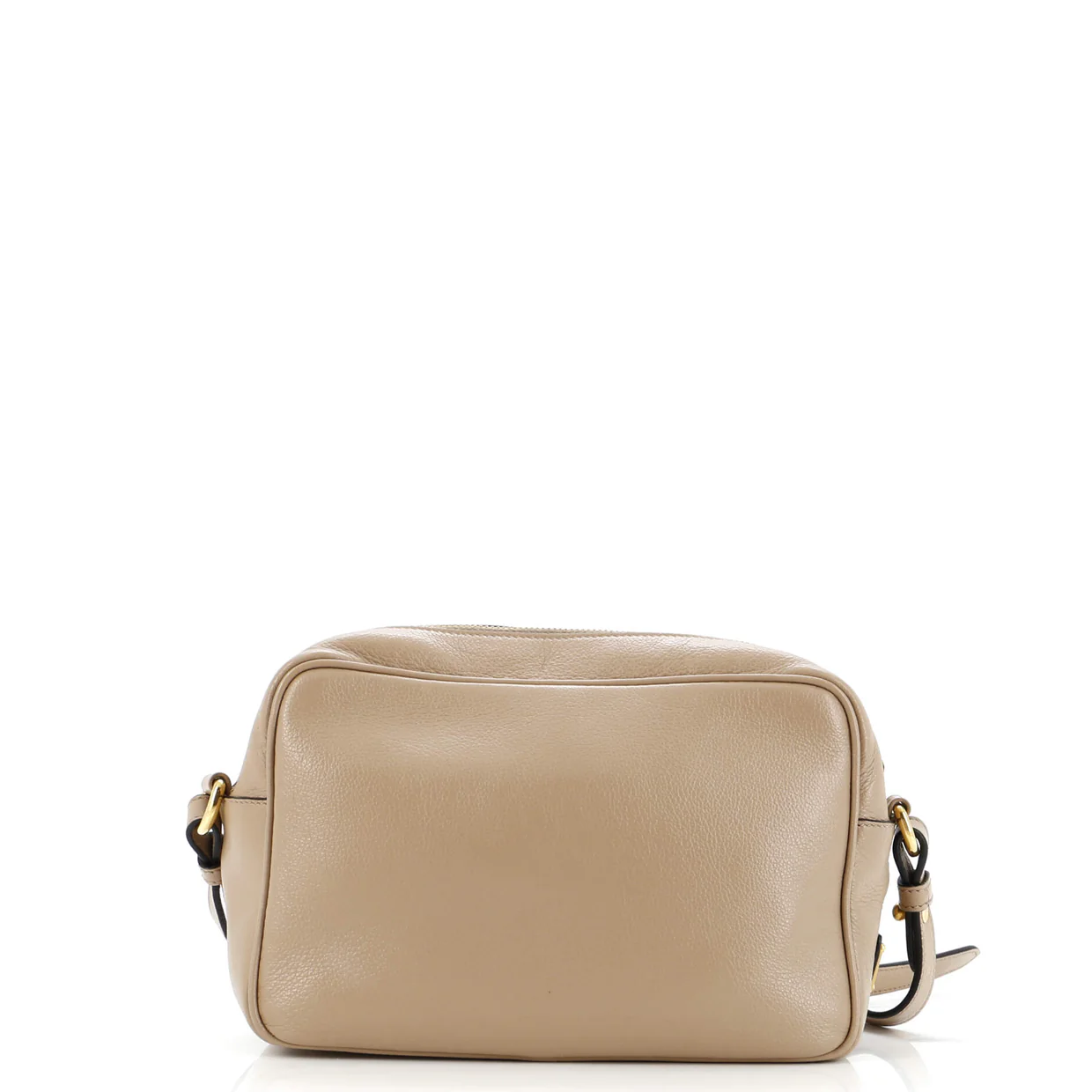 Logo Camera Bag Embossed Leather Small - Deep Luxury