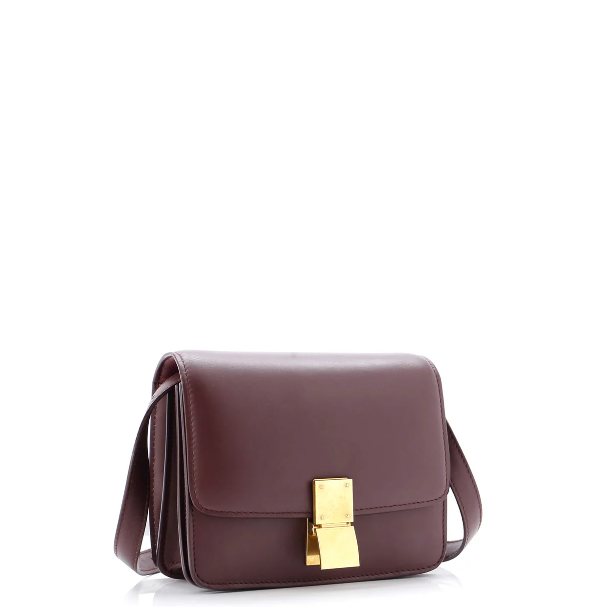 Classic Box Bag Smooth Leather Teen - Deep Luxury