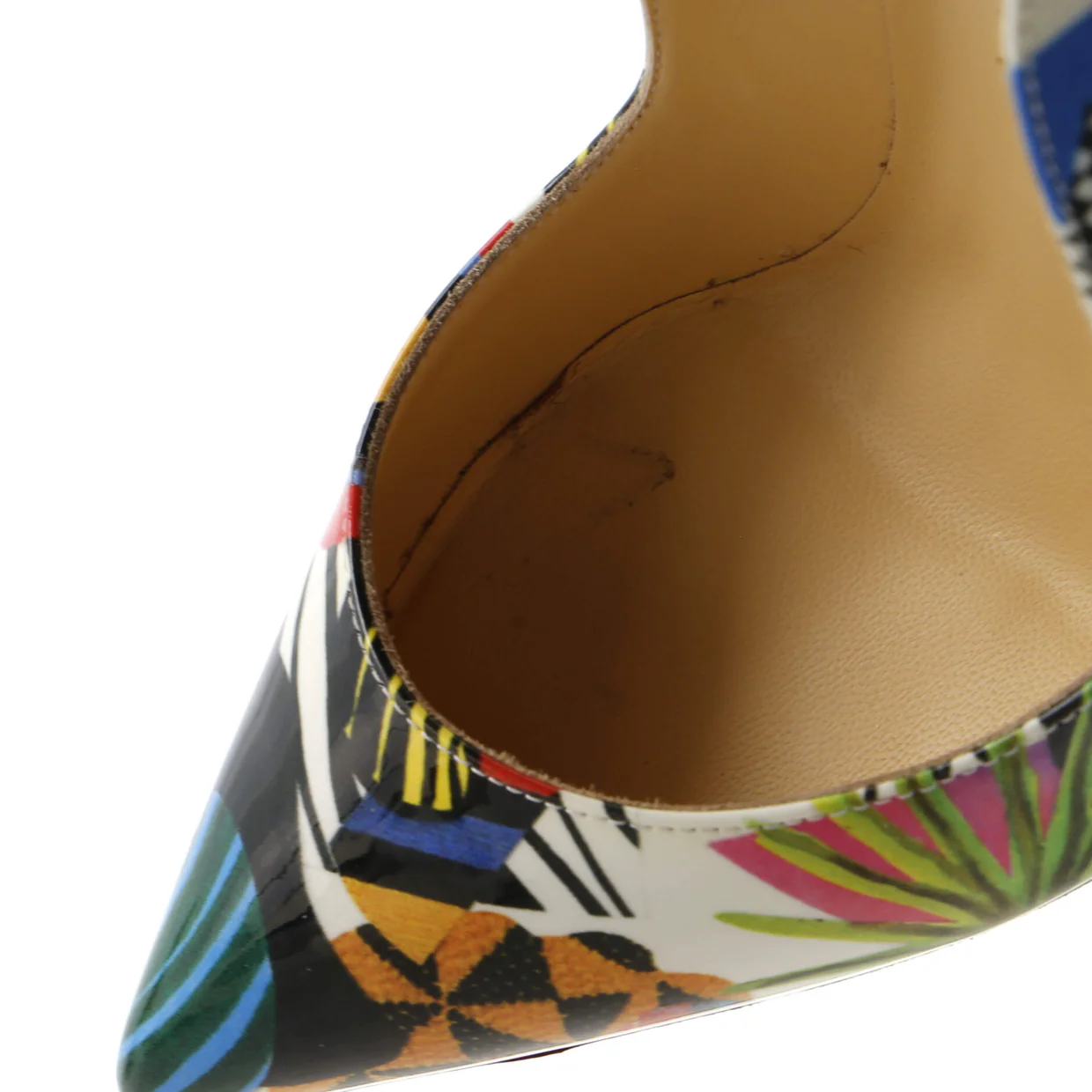 Women's Hot Chick Pumps Printed Patent 100 - Deep Luxury