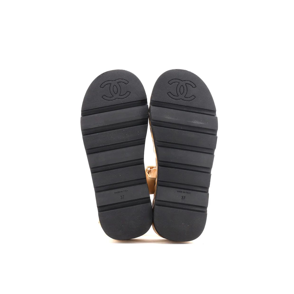 Women's Velcro Platform Sandals Quilted Leather - Deep Luxury