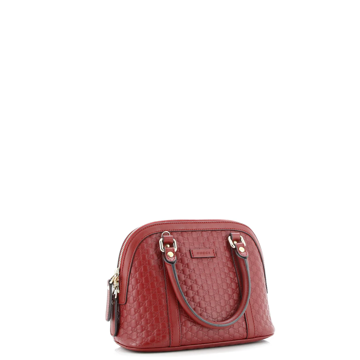 Convertible Dome Satchel Microguccissima Leather Mini - Deep Luxury