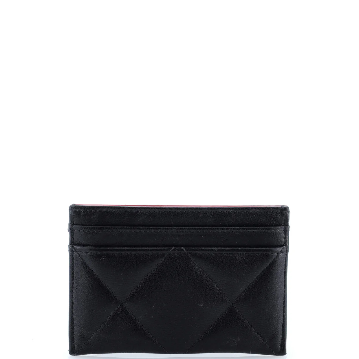 19 Card Holder Quilted Leather - Deep Luxury