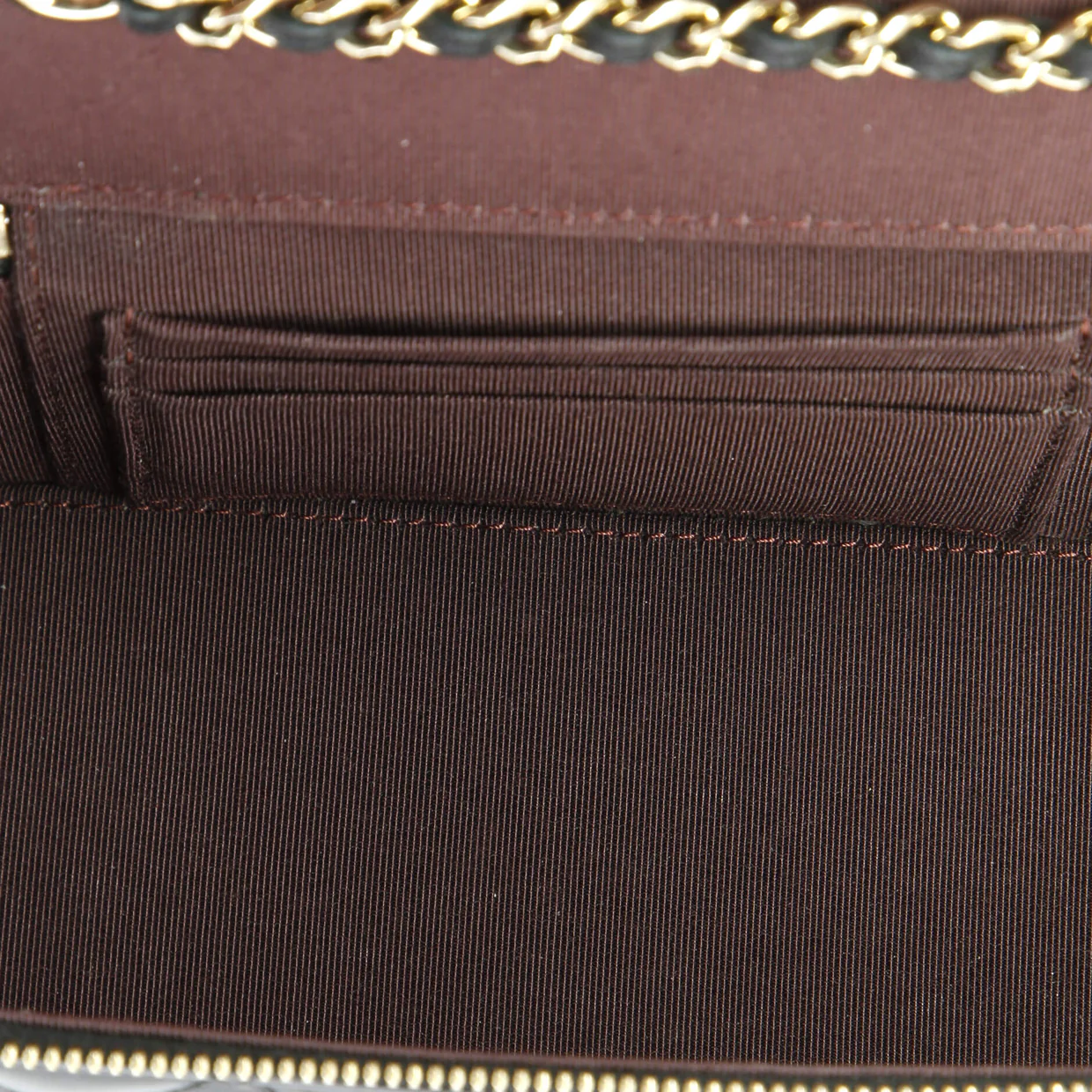 Classic Vanity Case with Chain Quilted Lambskin Small - Deep Luxury