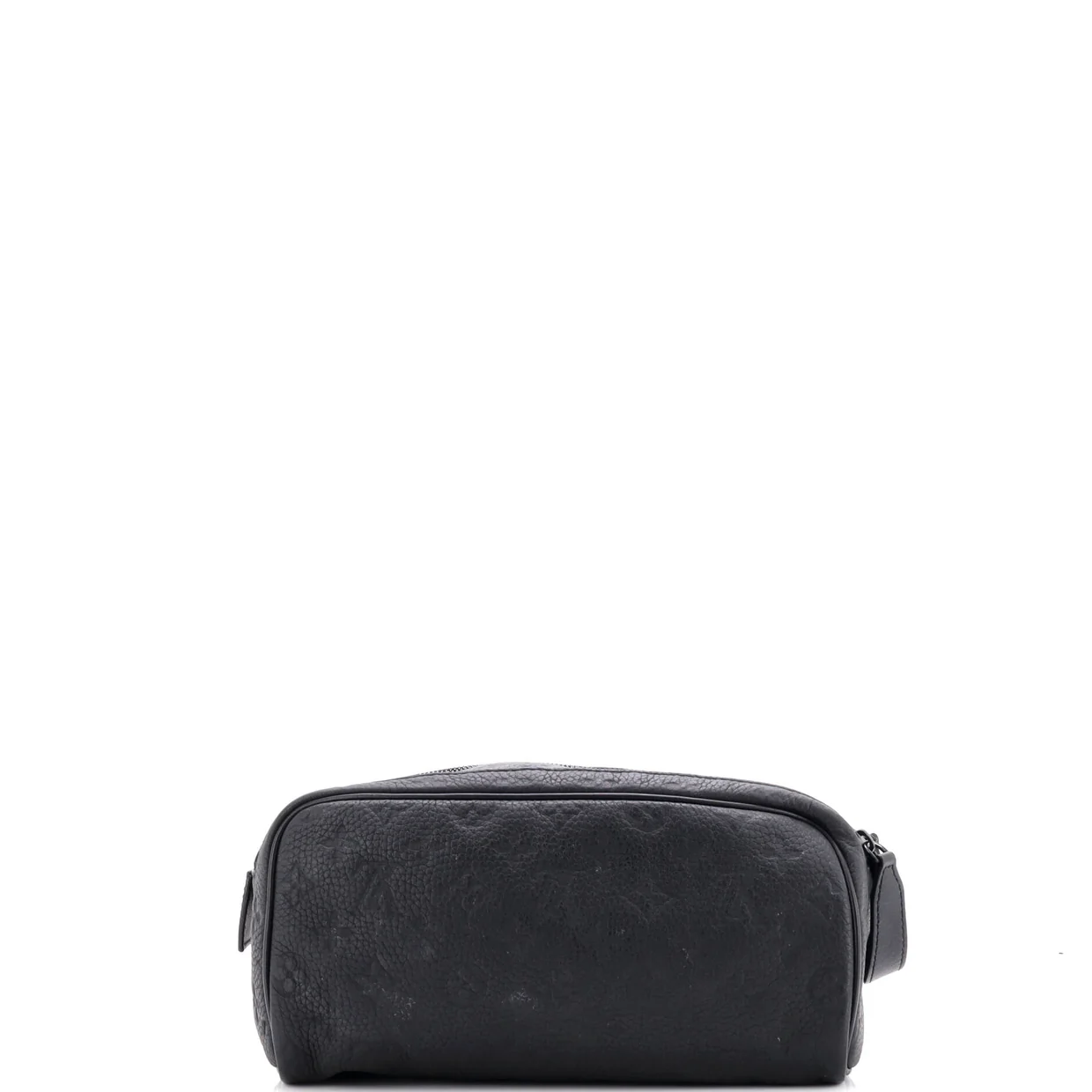 Dopp Kit Toiletry Pouch Taurillon Monogram Leather - Deep Luxury