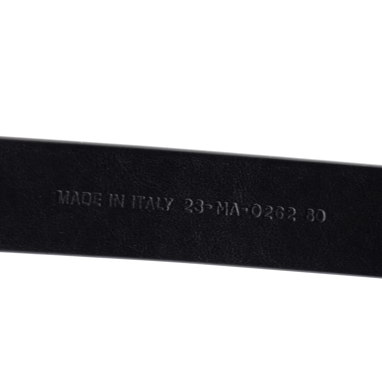 30 Montaigne Cut-Out Belt Leather Thin - Deep Luxury