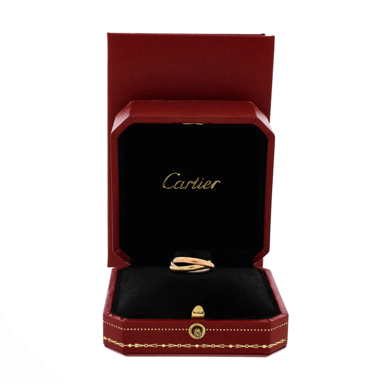 Trinity Ring 18K Tricolor Gold Small - Deep Luxury