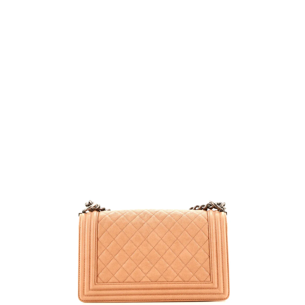 Boy Flap Bag Quilted Caviar Old Medium - Deep Luxury
