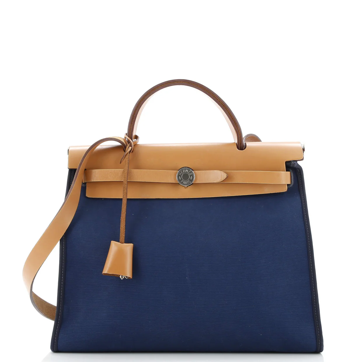 Herbag Zip Leather and Toile 31 - Deep Luxury