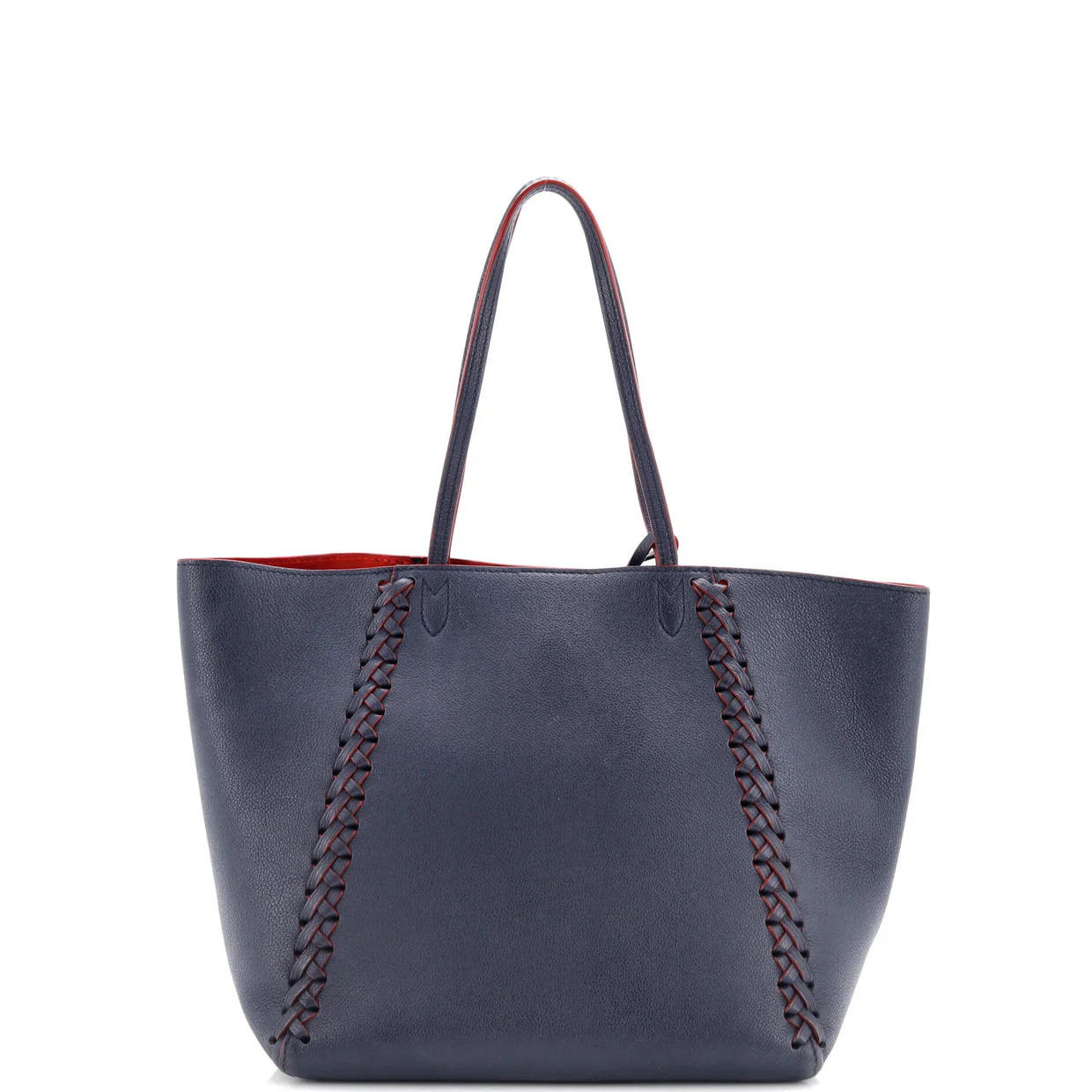 Lockme Cabas Braided Leather - Deep Luxury