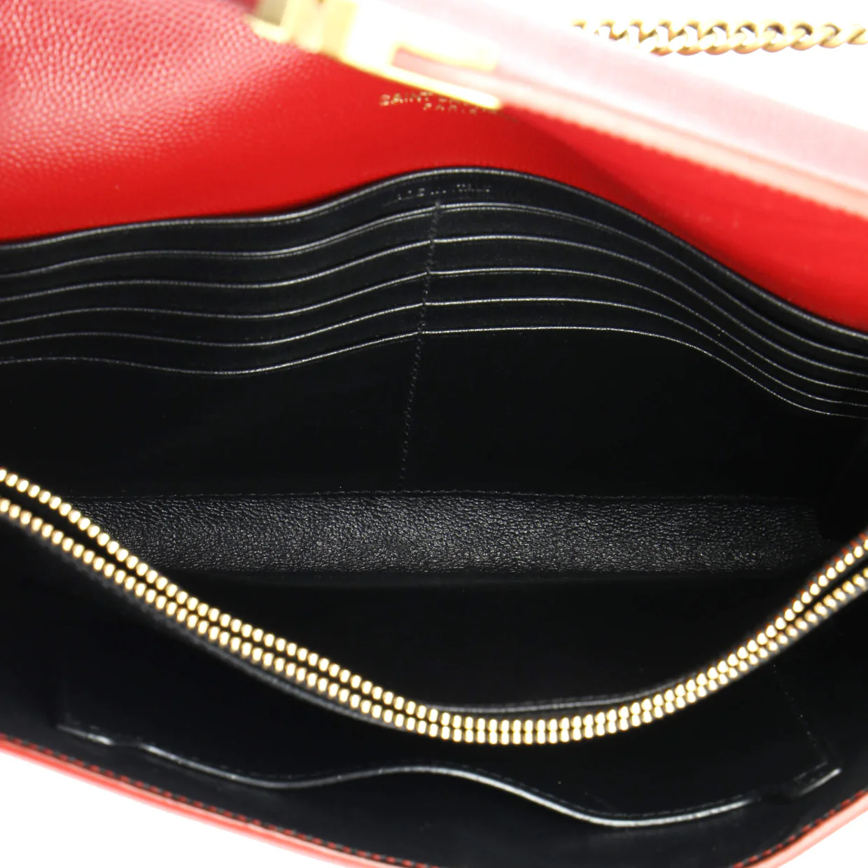 Cassandra Chain Wallet Leather - Deep Luxury
