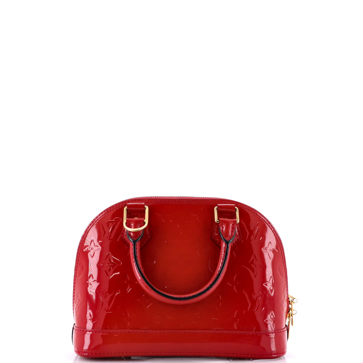 Alma Handbag Monogram Vernis BB - Deep Luxury