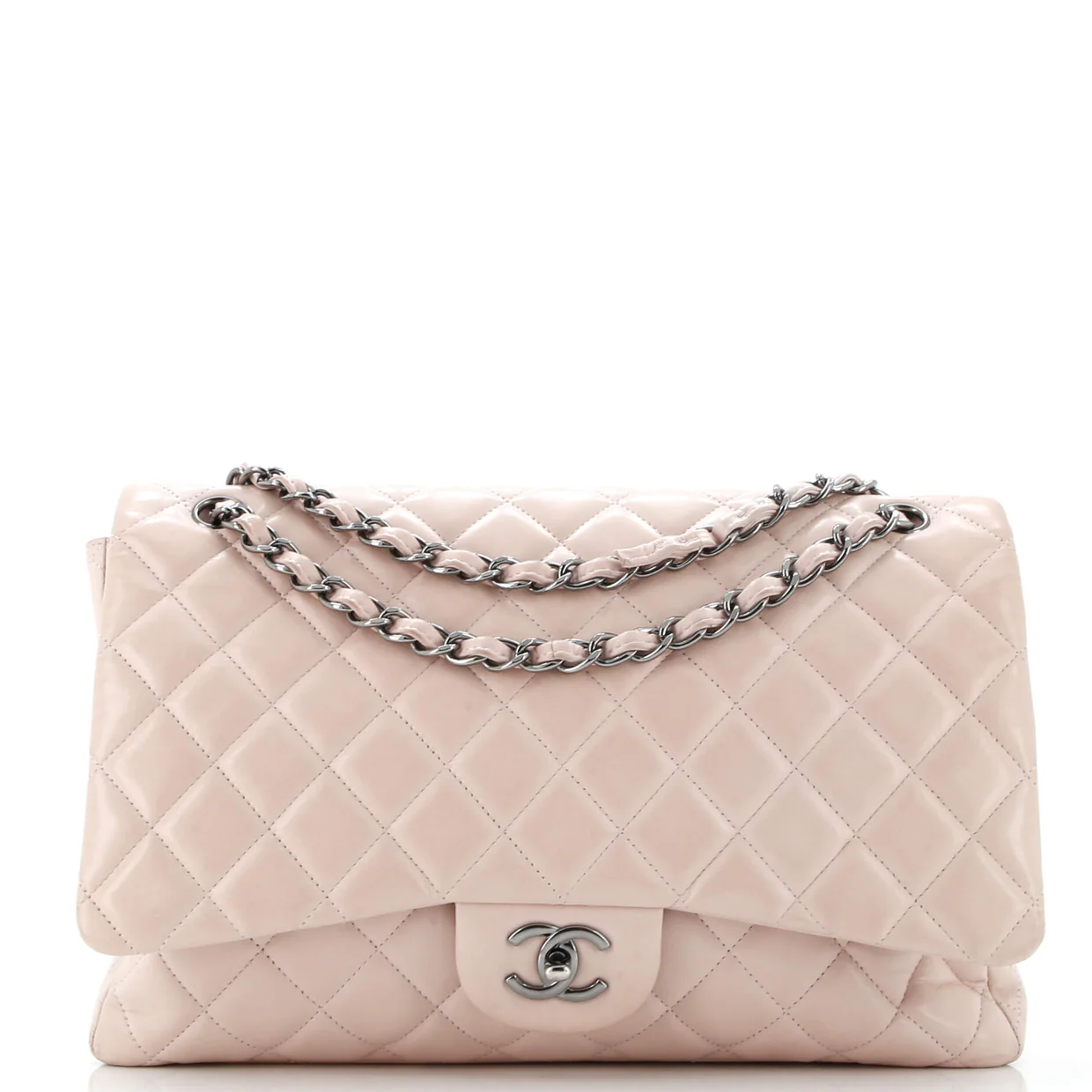 Classic Single Flap Bag Quilted Lambskin Maxi - Deep Luxury