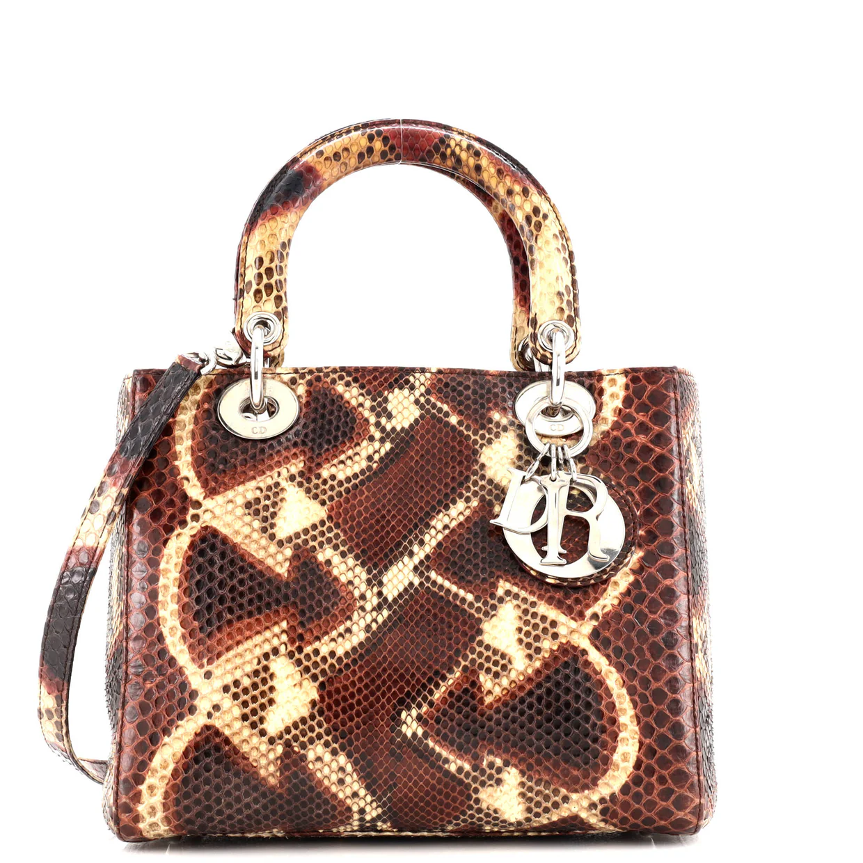 Lady Dior Bag Python Medium - Deep Luxury