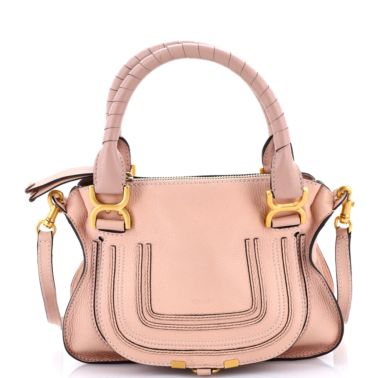 Marcie Satchel Leather Small - Deep Luxury