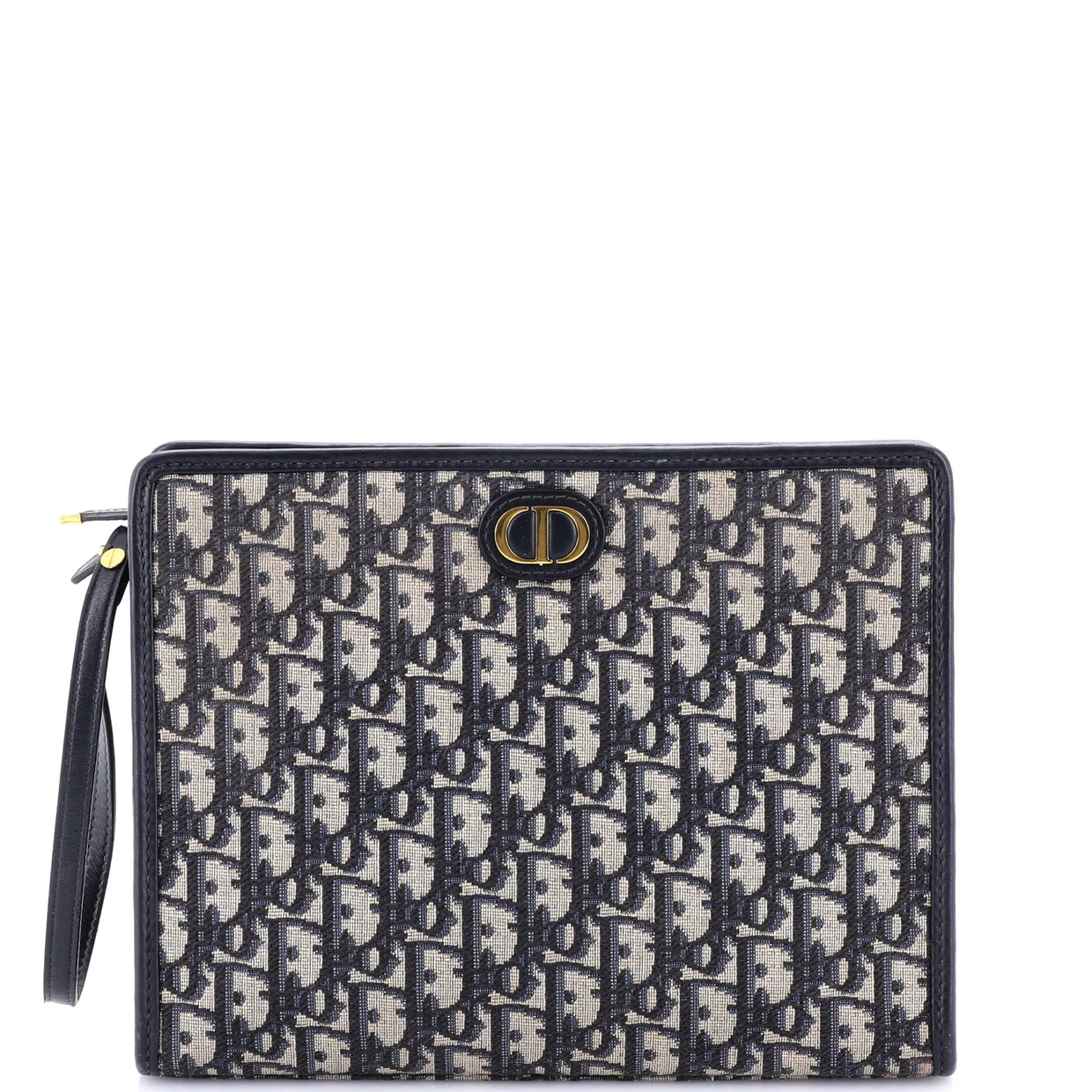 Wristlet Clutch Oblique Canvas - Deep Luxury