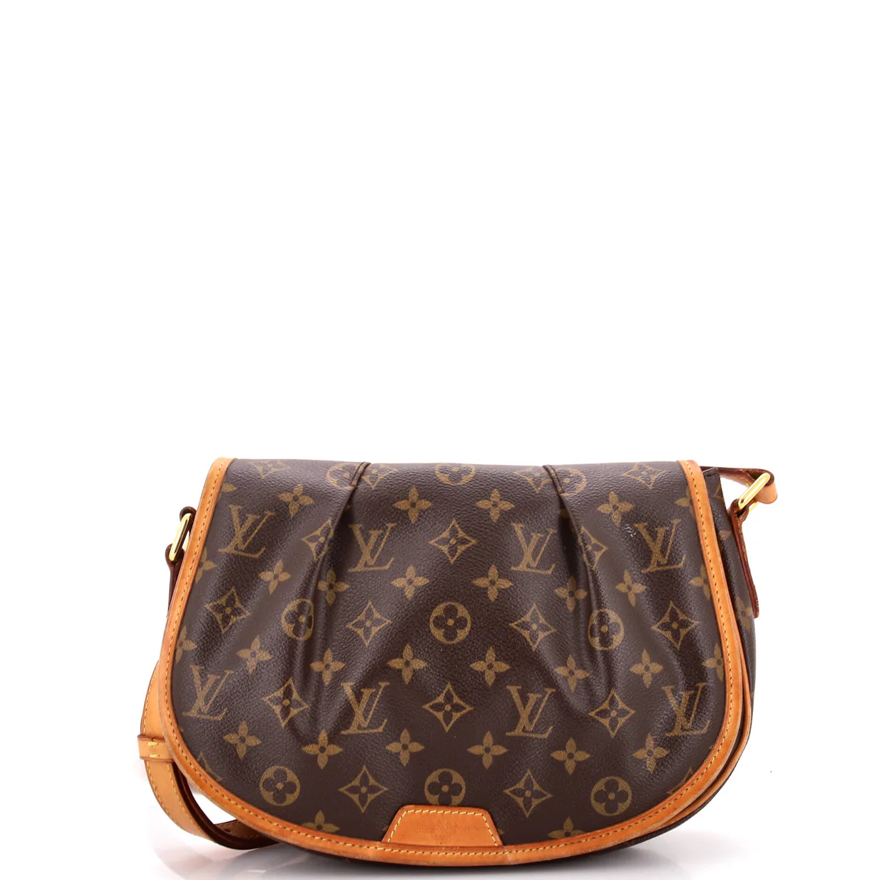 Menilmontant Handbag Monogram Canvas PM - Deep Luxury
