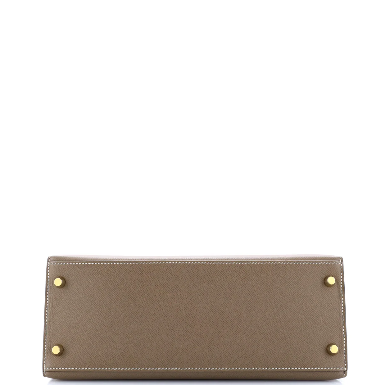 Kelly Handbag Grey Epsom with Gold Hardware 28 - Deep Luxury