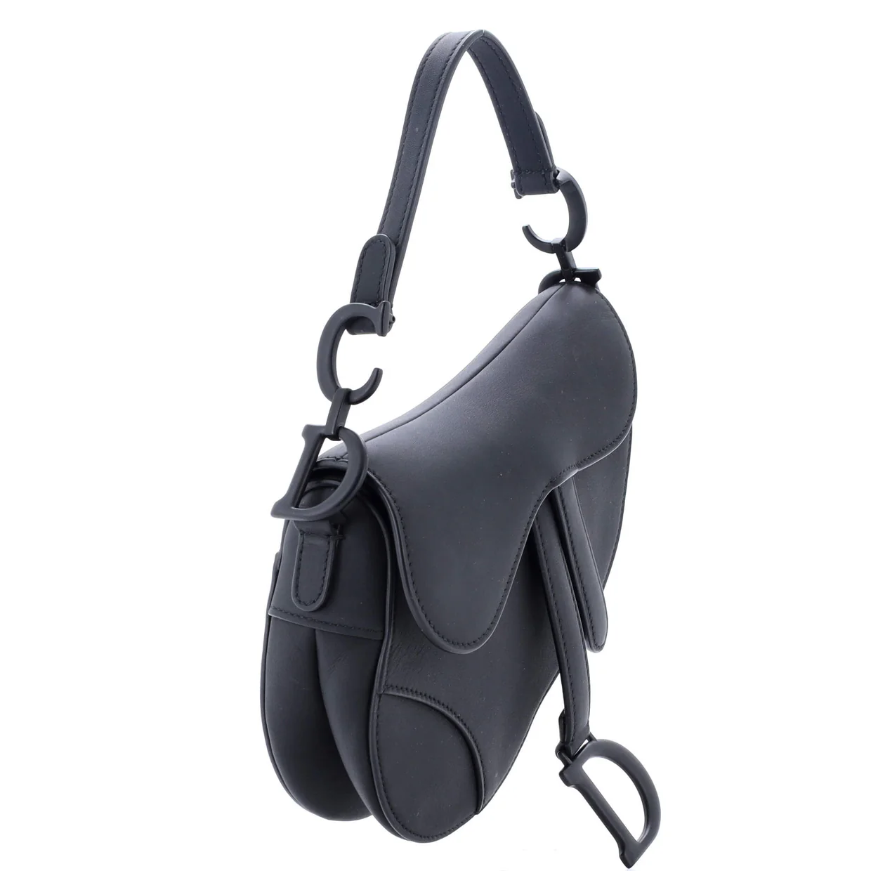 Ultra Matte Saddle Handbag Leather Mini - Deep Luxury