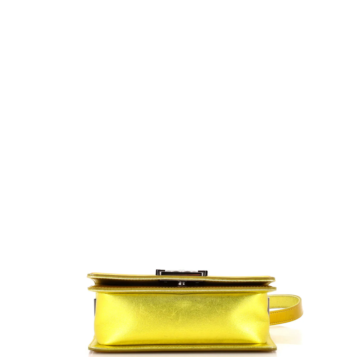 Boy Flap Bag Quilted Patent Small - Deep Luxury