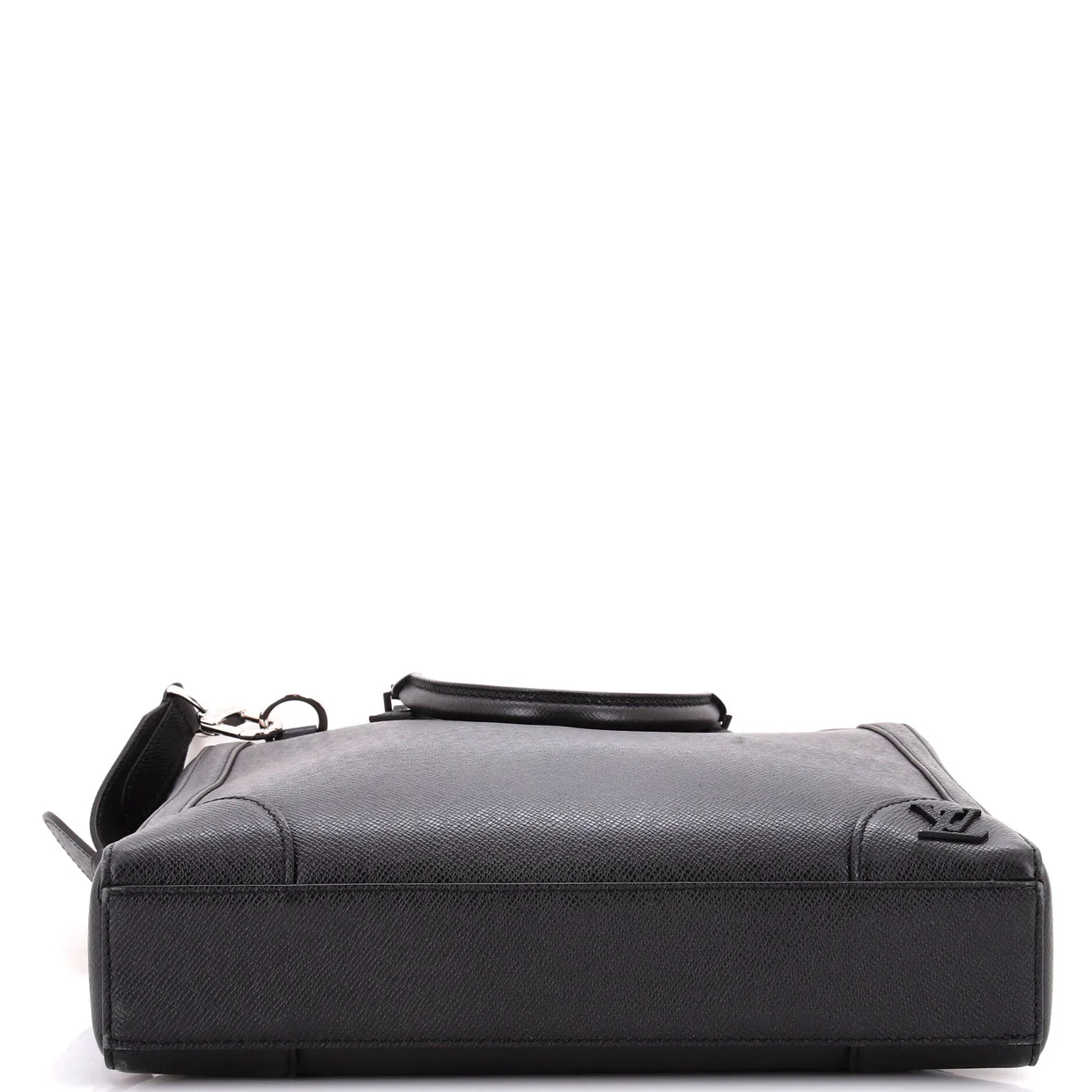 Vertical Tote Taiga Leather - Deep Luxury
