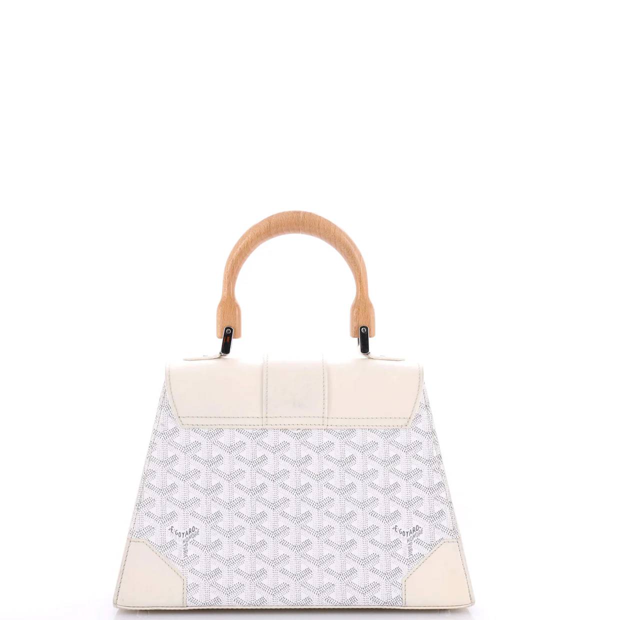 Saigon Top Handle Bag Coated Canvas with Leather PM - Deep Luxury