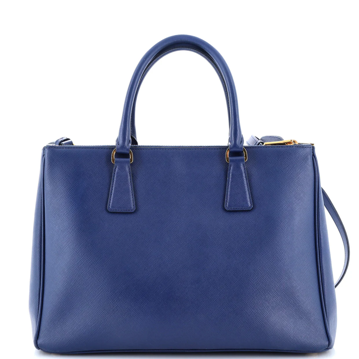 Double Zip Lux Tote Saffiano Leather Large - Deep Luxury