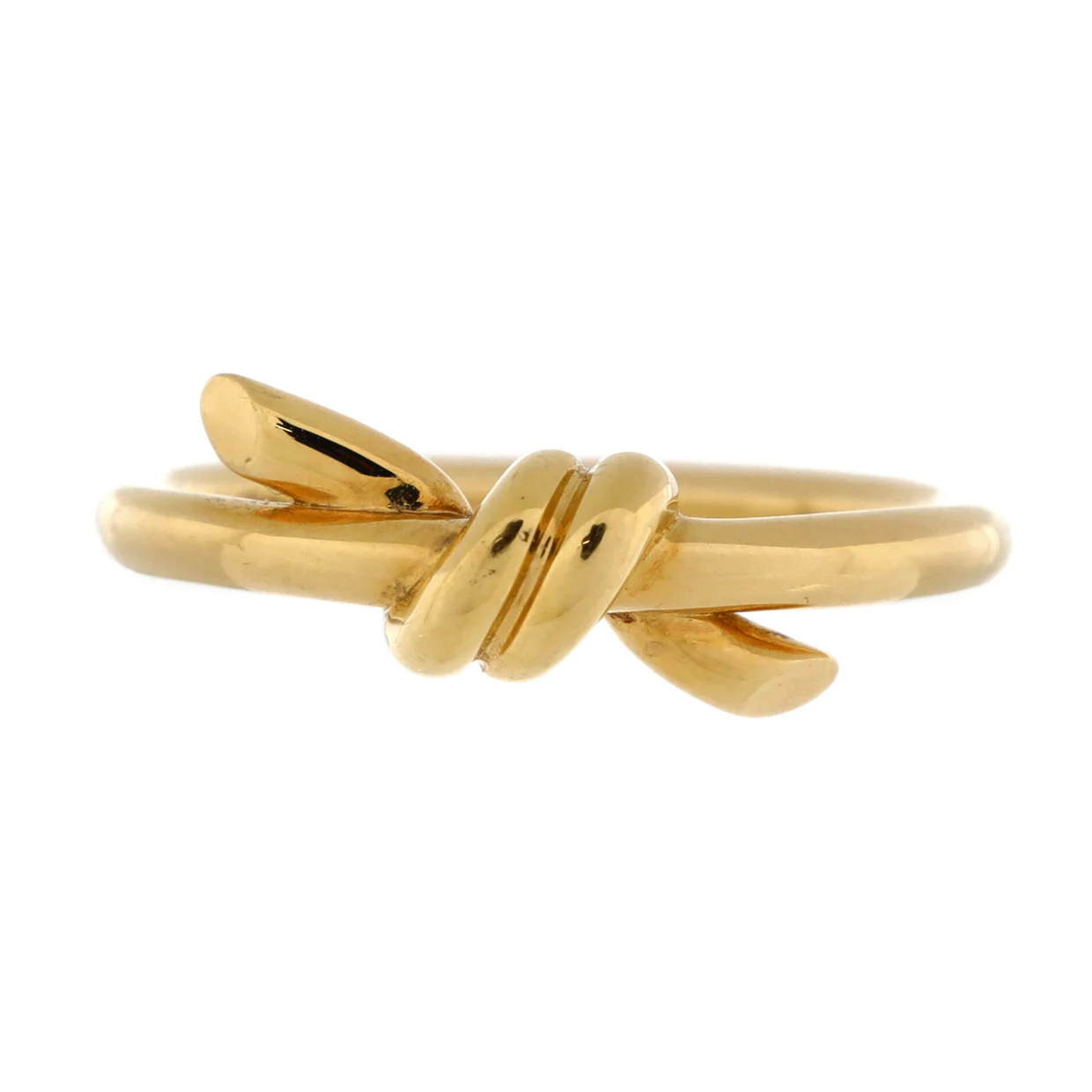 Double Row Knot Ring 18K Yellow Gold - Deep Luxury